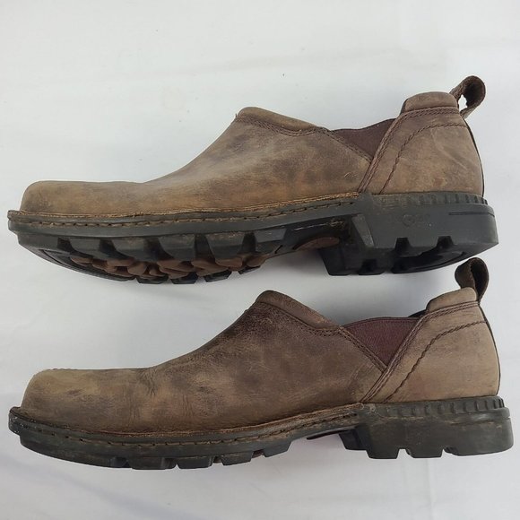 UGG Australia Dyersville Brown Sheepskin Leather Slip On Loafers Shoes Mens 11 - Picture 5 of 10